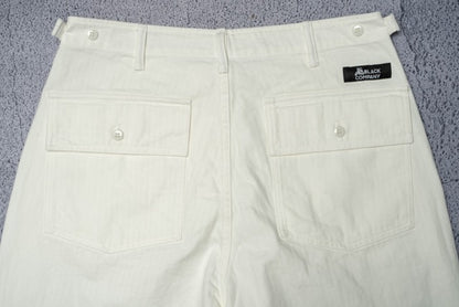 HBT Fatigue Pants(White)