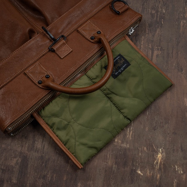 Horse Hide Helmet Bag(Tan Brown)