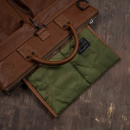 Horse Hide Helmet Bag(Tan Brown)