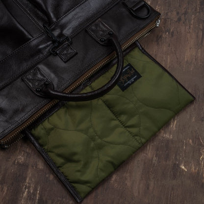 Horse Hide Helmet Bag(Dark Brown)