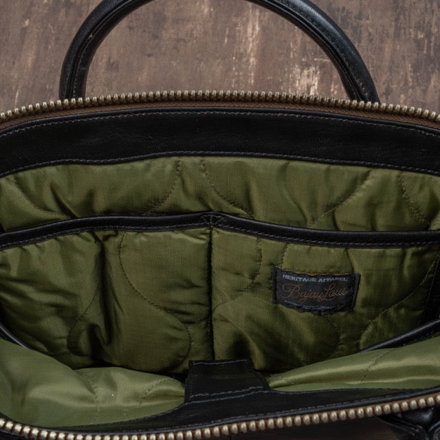 Horse Hide Helmet Bag(Tea Core Black)