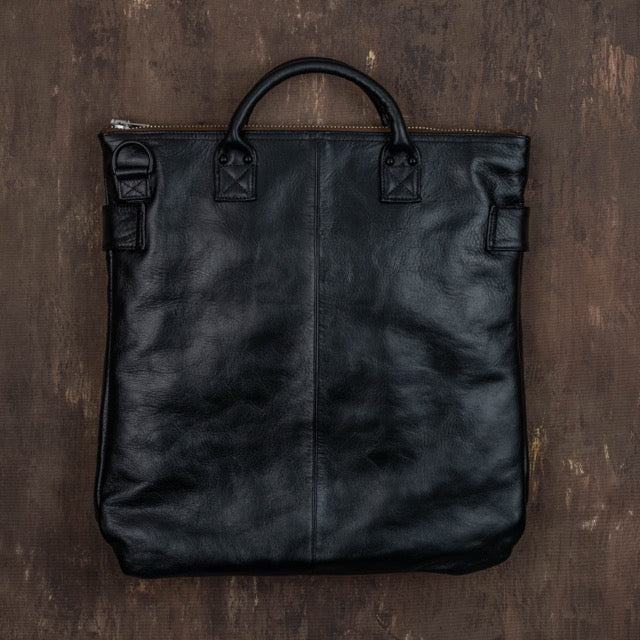 Horse Hide Helmet Bag(Tea Core Black)