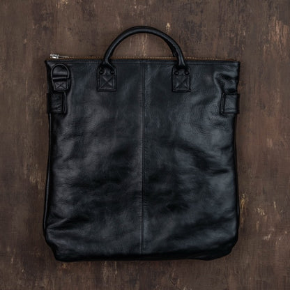 Horse Hide Helmet Bag(Tea Core Black)