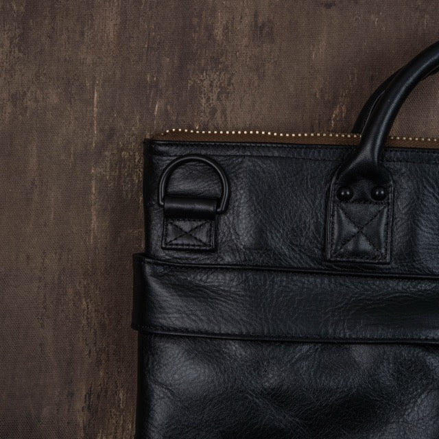 Horse Hide Helmet Bag(Tea Core Black)