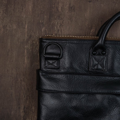 Horse Hide Helmet Bag(Tea Core Black)