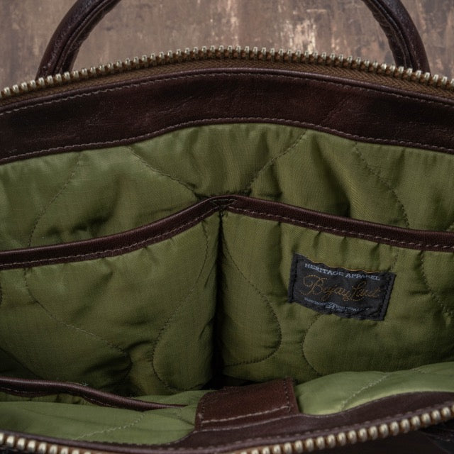 Horse Hide Helmet Bag(Dark Brown)