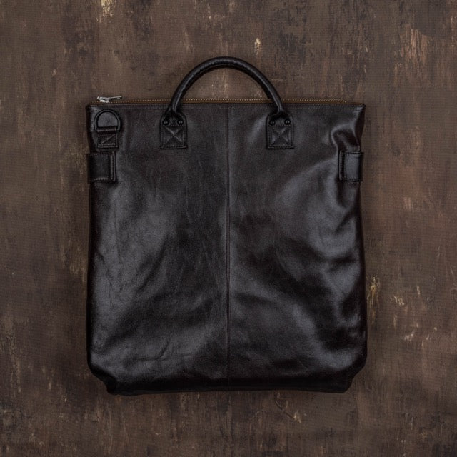 Horse Hide Helmet Bag(Dark Brown)