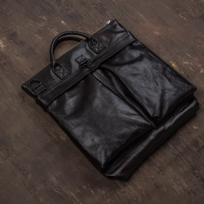 Horse Hide Helmet Bag(Dark Brown)