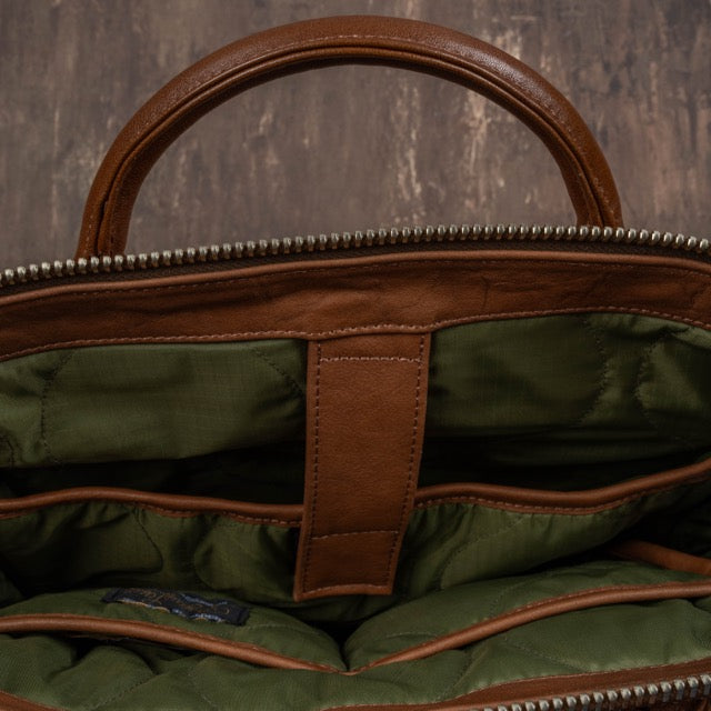 Horse Hide Helmet Bag(Tan Brown)