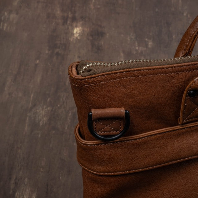 Horse Hide Helmet Bag(Tan Brown)