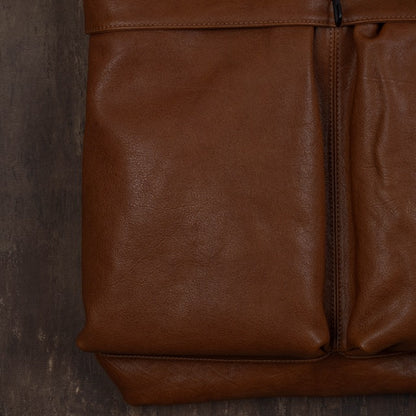 Horse Hide Helmet Bag(Tan Brown)