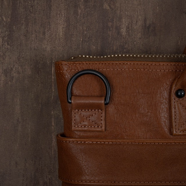 Horse Hide Helmet Bag(Tan Brown)