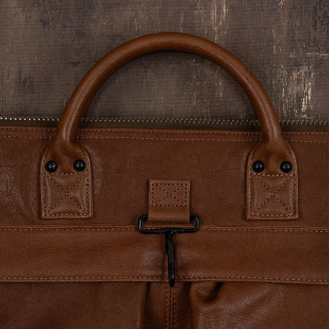 Horse Hide Helmet Bag(Tan Brown)