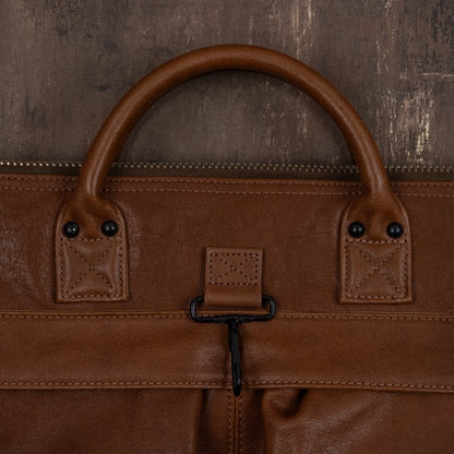 Horse Hide Helmet Bag(Tan Brown)
